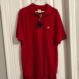 Men’s Brooks Brothers Red Performance Polo, Original Fit, Size Large (NWT)